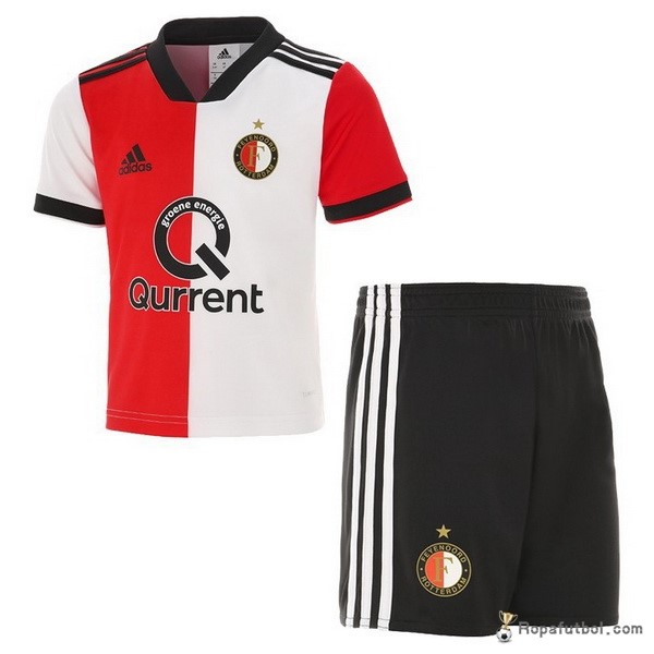 Camiseta Feyenoord Rotterdam Replica Primera Ropa Niños 2018/19 Rojo